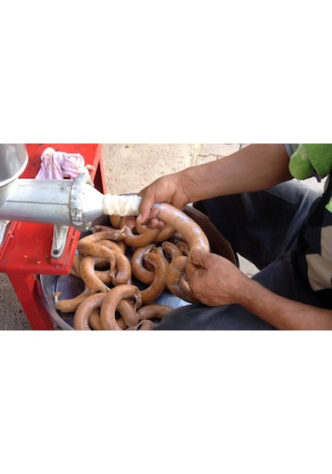 32 Numara Kıyma Makinesi için Sucuk Doldurma Hunisi Aparatı Kısa