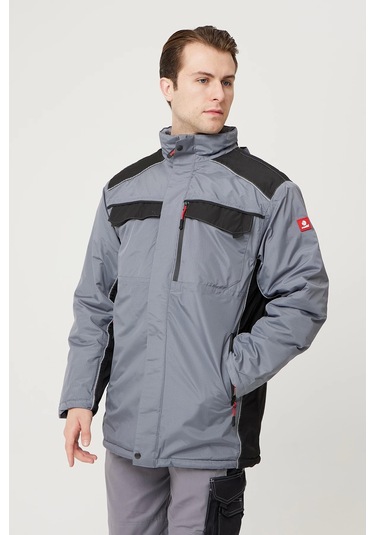 Allium Ripstop Parka - Su Geçirmez, Rüzgar Geçirmez, Dayanıklı Ve Soğuk Hava Koşullarına Uygun Outdo Gri-siyah