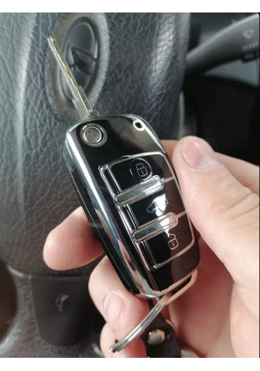 T-carbon Audi İçin Katlanmış Anahtar Silikon Kılıfı 241774082