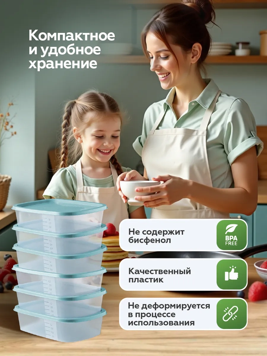 Mıtbah Yemek Kabı Seti 6 Parça 1,6 Lt 179819064 Yeşil