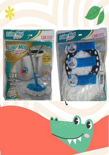 Lider Mikrofiber Yuvarlak Mop Paspas Lux Yedek Ucu 2 Adet