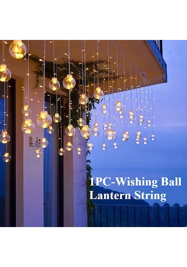 Elmpaly Ilık Işık 8 Farklı Işık Modu Dilek Topu Yeni Model Led Işık Dizisi Sıcak Ve Romantik Atmosfer Yaratır Hem İç Mekan Hem Dış Mekan Dekorasyonu İçin Dayanıklı Ve Şık Altın
