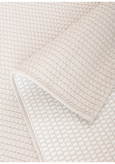 Sisal Jut Hasır Model Tek Renk Dokuma Yıkanabilir Toz Vermez Halı Krem Krem