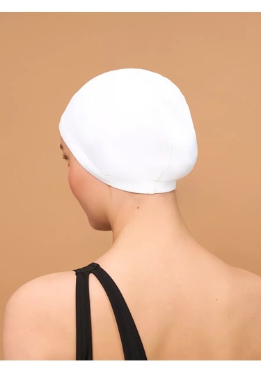 Büyük Emdirilmiş Yüzme Ve Havuz Şapkası 218269960 Beyaz