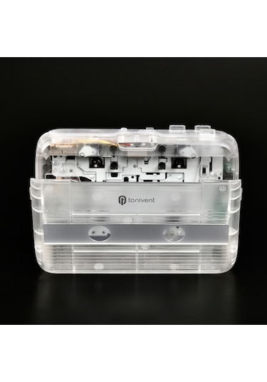 Lemestar Taşınabilir Şeffaf Kaset Çalar & Fm Radyo - Bluetooth Ve Aux Bağlantılı
