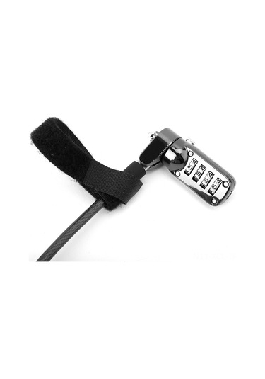 Konesam Yeniden Ayarlandırabilir 4 Basamaklı Kodlu Bilgisayar Kilitleri, Kaliteli Çelik Tel Ve Çinko Alaşımlı Kilitleyici, 2 Metre Uzunlukta Pvc Kapaklı, Anahtarsız Güvenlik Sistemi