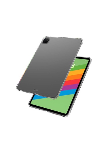 Apple Uyumlu iPad, Pro 11 2024 Kılıf Zore Tablet Nitro Anti Shock Silikon Kapak-şeffaf
