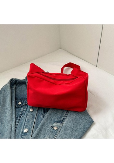 Suntek Kadın Omuzdan Askili Çanta Crossbody Çanta Kırmızı