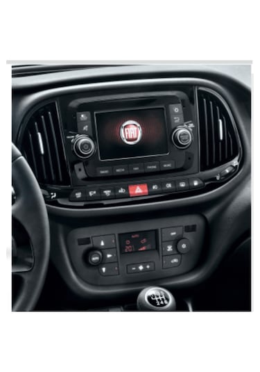 Fiat Doblo İle Uyumlu 2015-2018 2-dın Double Teyp Çerçevesi