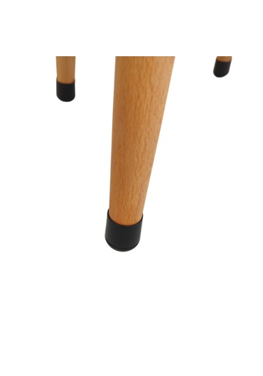 Ustaagac Puf Koltuk Bench Tabure Beyaz - Ahşap Ayaklı Beyaz