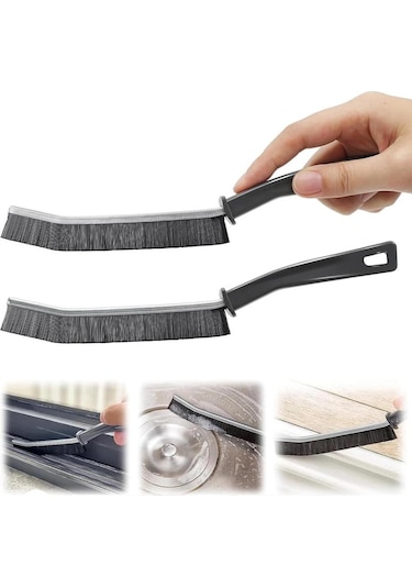 3 Adet Çok Amaçlı Detay Temizlik Fırçası Banyo Lavabo Mutfak İnce Fırça