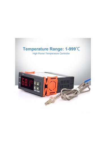 Fosenze Zfx-7016k Akıllı Yüksek Sıcaklık Kontrol Cihazı, 1-999 C Fırın Ve Fırın Kontrolü, 10a 220v Çok Renkli