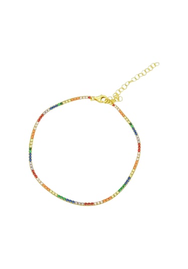 Renkli Suyolu Bileklik 719458 Gold