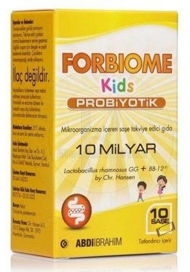 Forbiome Kids Probiyotik Takviye Edici 10 Saşe
