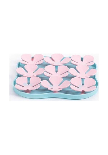 Dm Çiçek Şekilli Silikon Kedi Köpek Yalama Kabı, Boğulma Önleyici Vantuzlu Mama Matı Fda Sertifikalı