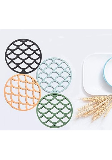 Silikon Bardak Altlıkları Isıya Dayanıklı Kaymaz Mutfak Bardak Altlıkları 4'lü Paket Diğer