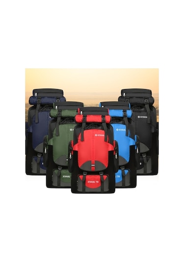 Ebitda 70l Kapasiteli Su Geçirmez Outdoor Sırt Çantası - Tırmanma, Kampçılık Ve Yürüyüş İçin Çok Renkli Çok Renkli