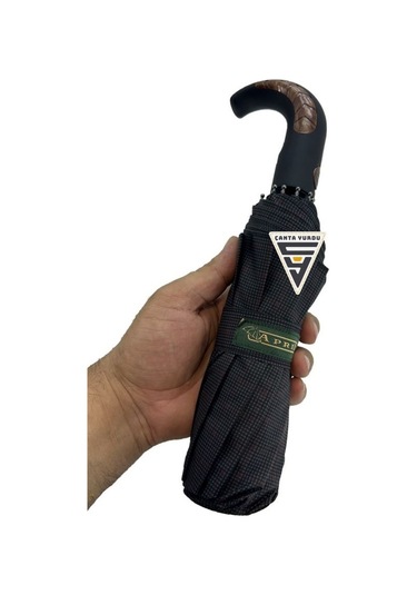 April A-226g A1 Baston Sap 10 Telli Tam Otomatik Şemsiye Siyah