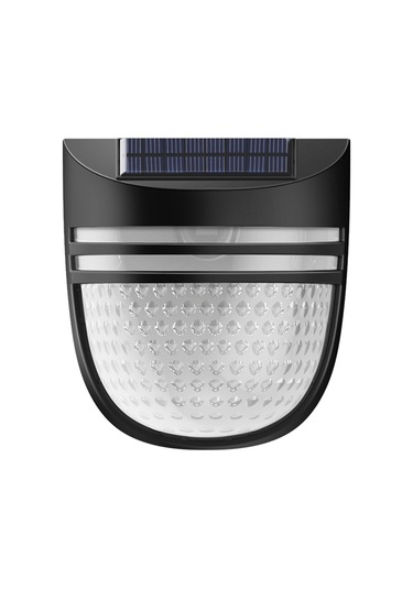 Monyee Solar Bahçe Çit Lambası, Akıllı Işık Kontrolü, Ip54 Su Geçirmez, Siyah Kasa, Islak Işık, 6-12 Saat Süre, Dış Mekan Dekorasyonu Yh0613 Siyah