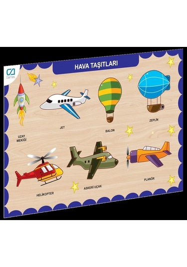 Caahs-3202 Ca Games Ahşap Hava Taşıtları Bul-tak