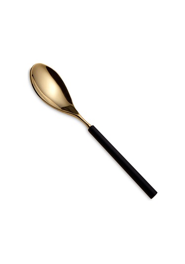 Jumbo 6000 Roller Siyah Titanyum Gold 84 Parça 12 Kişilik Çatal Kaşık Bıçak Seti Siyah Titanyum Gold Altın - Siyah - Titanyum