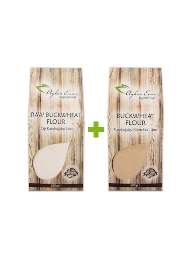 Ayhan Ercan Çiğ Karabuğday Unu 500 G+karabuğday Unu 500 G