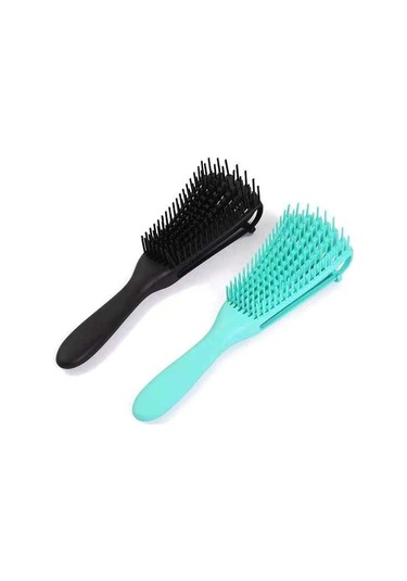 Yifomall Evde Kullanım İçin Pratik 6 Renk Seçenekli Masajlı Saç Tarak - Pembe, 60 Gr