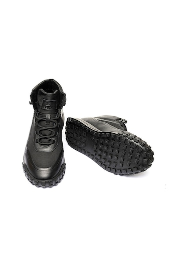 Greyder 00490 Siyah Hakiki Deri Sneaker Erkek Bot