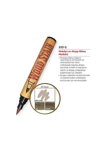 Marvy Wood Stain Ahşap Mobilya Rötuş Kalemi Adaçayı Sage