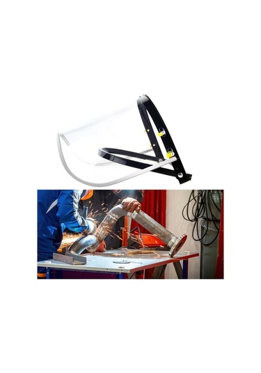 Trendooze Yüz Yüz Yönlü Şeffaf Öğütme Koruyucu Koruyucu Kalkanı Hava Çok Çalışmaları Ayıklama Açık Ot