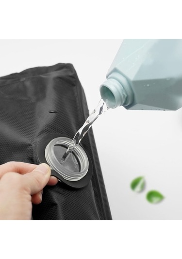 Prestigegoods 20l Aotu At6628 Taşınabilir Güneş Duşu Kapasite 430g Siyah Siyah