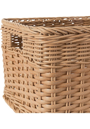 Sepet, Plastik Rattan, 25x35x20 Cm 1