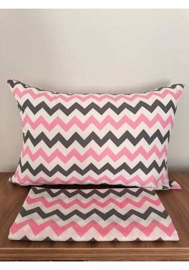 Üntaş Tek Lastiksiz Çarşaf Ve 1 Adet Yastik Kilifi Pembegri