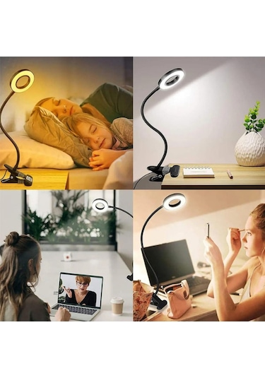 Unichrome Şiddeti Ayarlanabilir 3 Farklı Işık Renkli Çok Fonksiyonlu Akrobat Masa Lambası