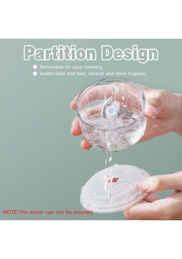 Kosona Usb Şarjlı Mini Yemek Blenderi - 150ml, Tek Tuşlu Hızlı Dilimleme, Sarımsak-soğan-kıyma İşleyici, Taşınabilir Ev Aleti Diğer