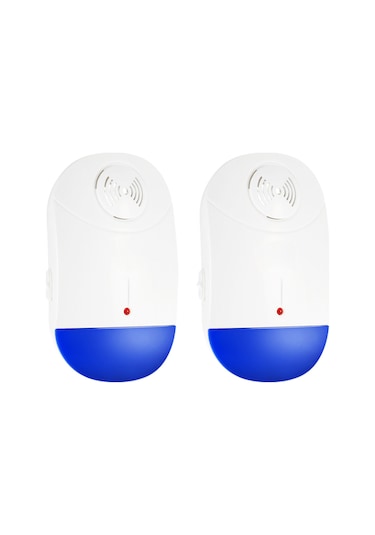 2'li Paket Elektronik Haşere Kovucu, Fareler, Sivrisinekler, Karıncalar, Örümcekler, Hamamböcekleri İçin Zararsız Takılabilir Kovucu Ac90v-240v Ab Prizi Diğer