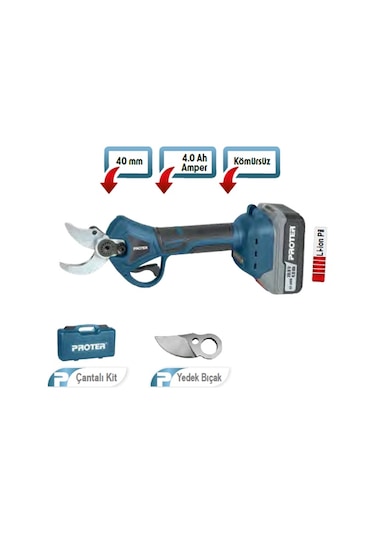 Proter Pst 140 Bl Şarjlı Budama Makası