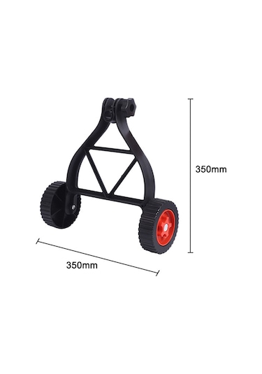 Evrensel Tel Tırpan Yardımcı Tekerlek Pratik Kablosuz Çim Biçme Makinesi Aksesuarı 25-28mm Ayarlanabilir Çim Kesici Destek Tekerleği