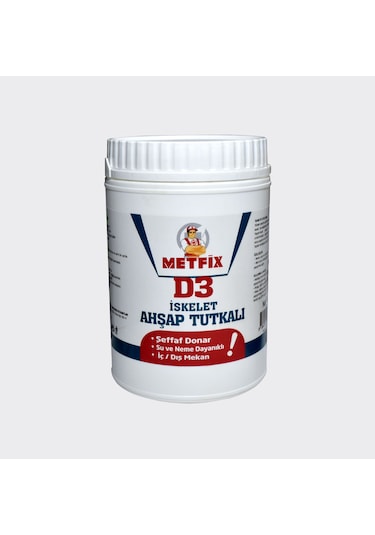 Hazır Ahşap Tutkalı 1 Kg Şeffaf D3 Mobilya Mdf Sunta Kumaş Kağıt