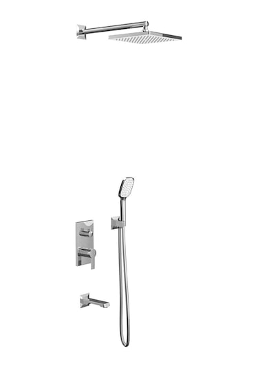 Teska Simena Set. Ankastre Duş Takımı Set Halinde Tam Takım Krom