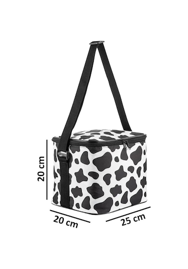 Ns Reliable Kamp Piknik Termal Soğutucu Yalıtımlı Buzluk Termos Çanta - 920 Dalmaçya Desenli Çok Renkli