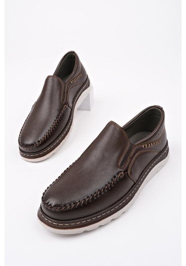 Muggo Robby Slip-on Bağcıksız Erkek Günlük Casual Ayakkabı Kahverengi Muggo Robby Slip-on Bağcıksız Erkek Günlük Casual Ayakkabı Kahverengi