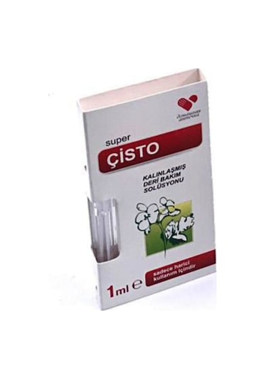 Çisto Kalınlaşmış Deri Bakım Solüsyonu 1ML