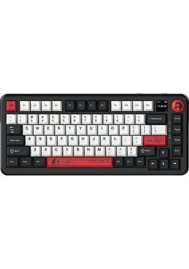 Ak820 Max Plus-hot-swap-dinamik Rgb Mekanik Oyun Klavyesi Mute Switch-tft Ekran