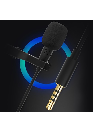 Singree Kablolu Mini Yaka Mikrofonu - Canlı Yayın Ve Kayıt İçin Gürültü Azaltmalı 360 Ses Alma 3.5mm/type-c