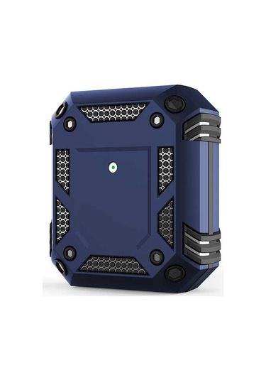 Ekılıf - Airpods 1.nesil Uyumlu - Kılıf Darbelere Karşı Dayanıklı Koruyucu Silikon Kılıf Airbag 15 - Lacivert