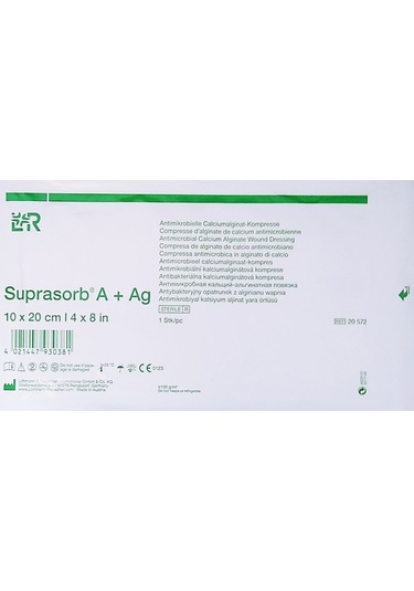 LR Suprasorb 20572 A+Ag Antimikrobiyal Kalsiyum Aljinat Yara Örtüsü