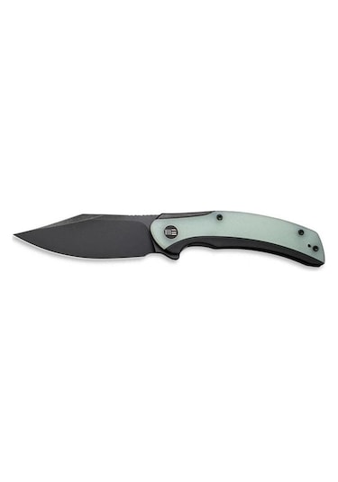 We Knife Snick Titanium Black G10 Natural Kamp Çakı Su Yeşili