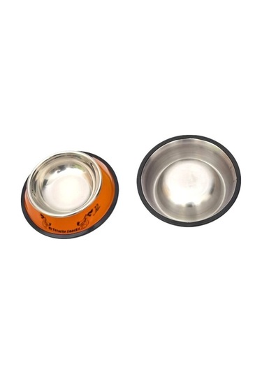 Dm Cbtx Paslanmaz Çelik Kase 25.5 Cm - Kaymaz Renkli Baskılı Tasarım