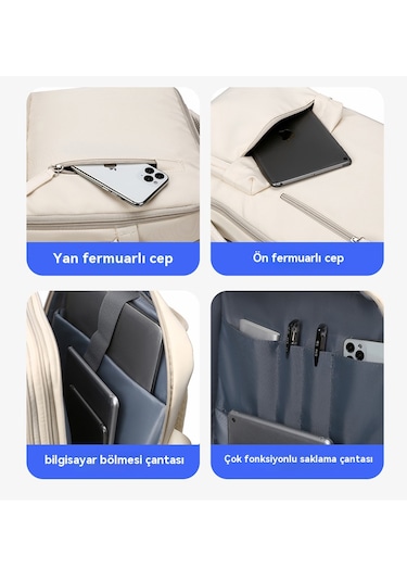 Kısa Mesafeli İş Gezisi Bilgisayar Çantası 15,6 İnç - Siyah 62